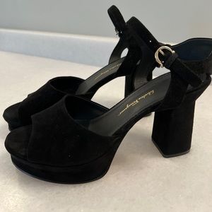 Ferragamo SASHA suede platform - Size 8.5